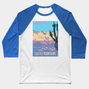 WPA Poster of Castle Mountains National Monument Baseball T-Shirt